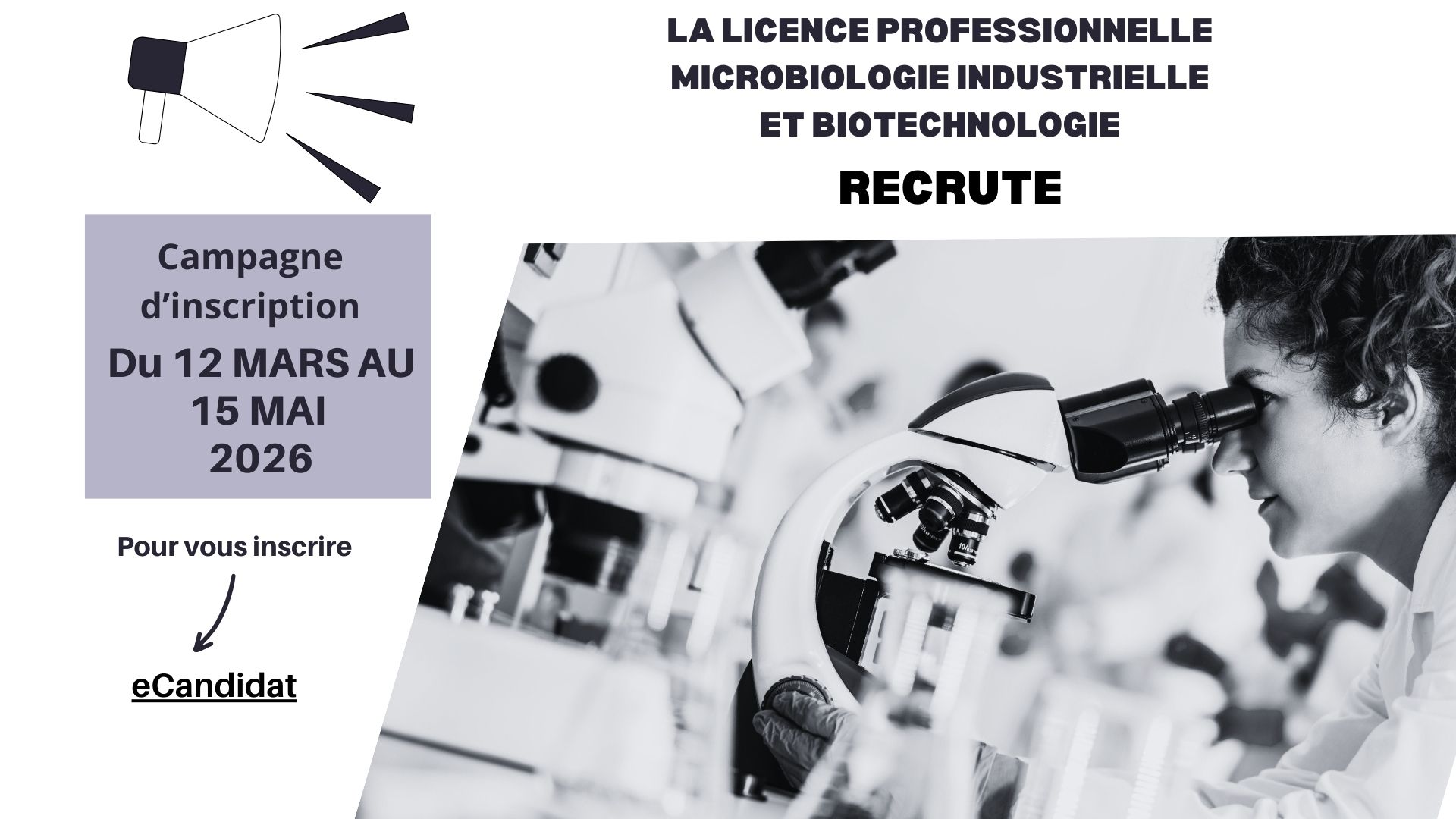 CAMPAGNE D'INSCRIPTION